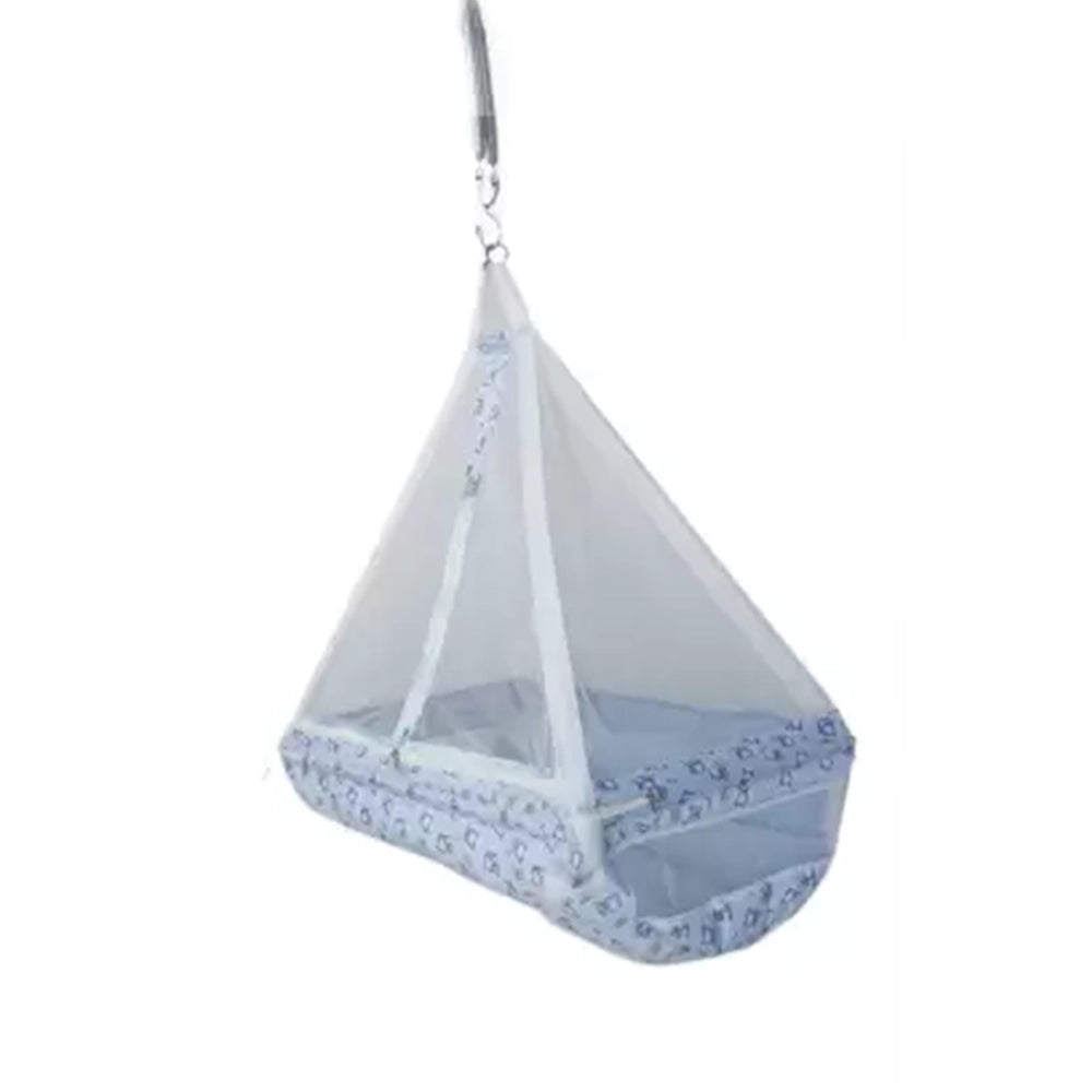 Queen Size Baby Crib Cradle with Bed and Pillow-1